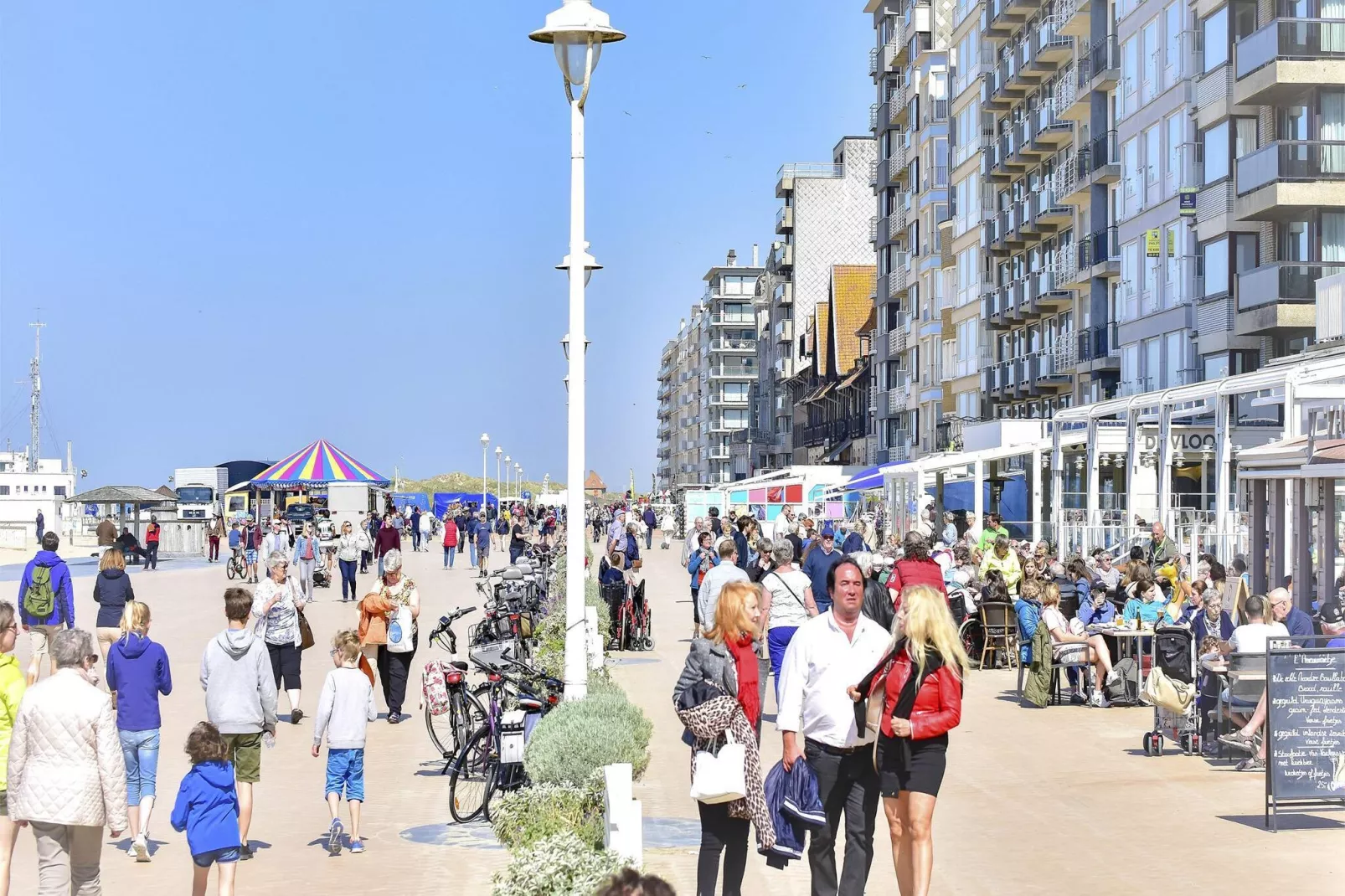 Resort Nieuwpoort2-Gebieden zomer 1km