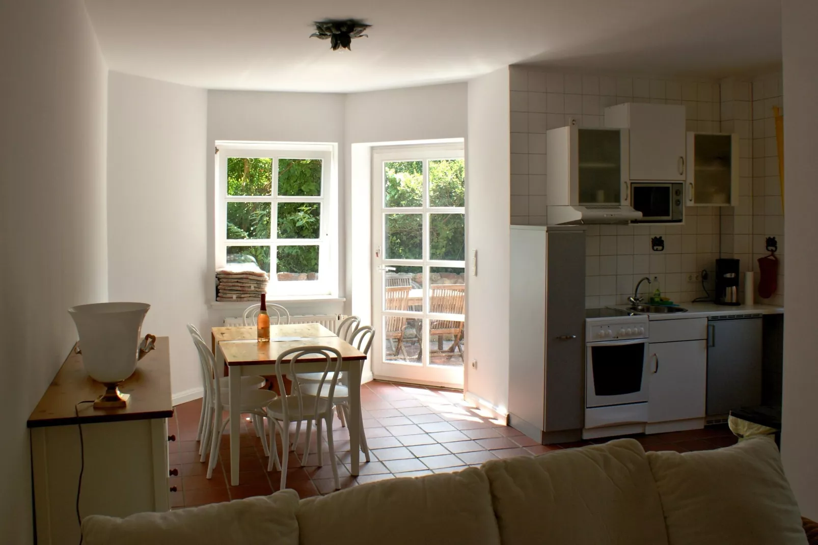 Romantisches Landhaus mit Kamin-Keuken