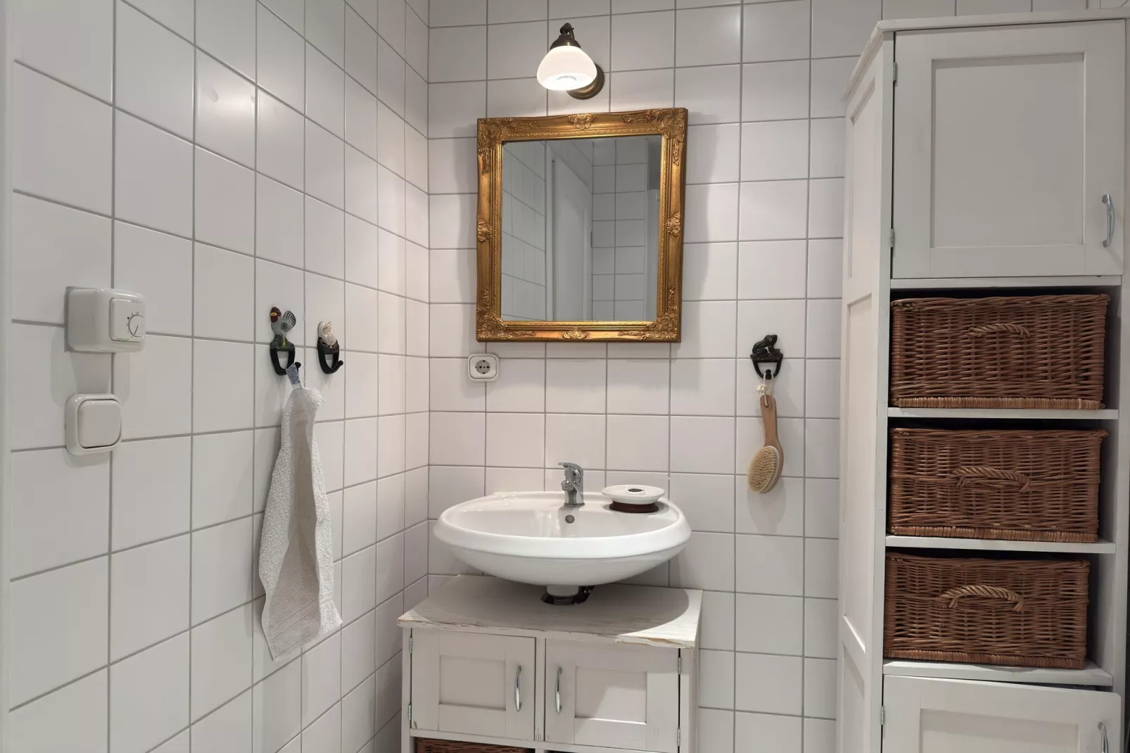 Romantisches Landhaus mit Kamin-Badkamer