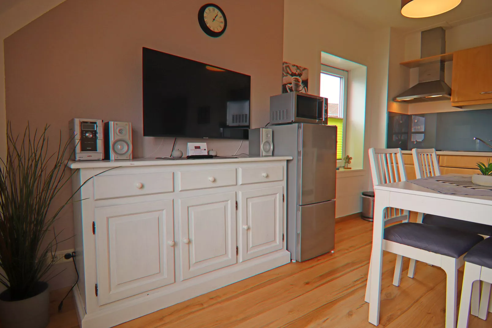 Ferienwohnung Insel Poel 22-Eetkamer