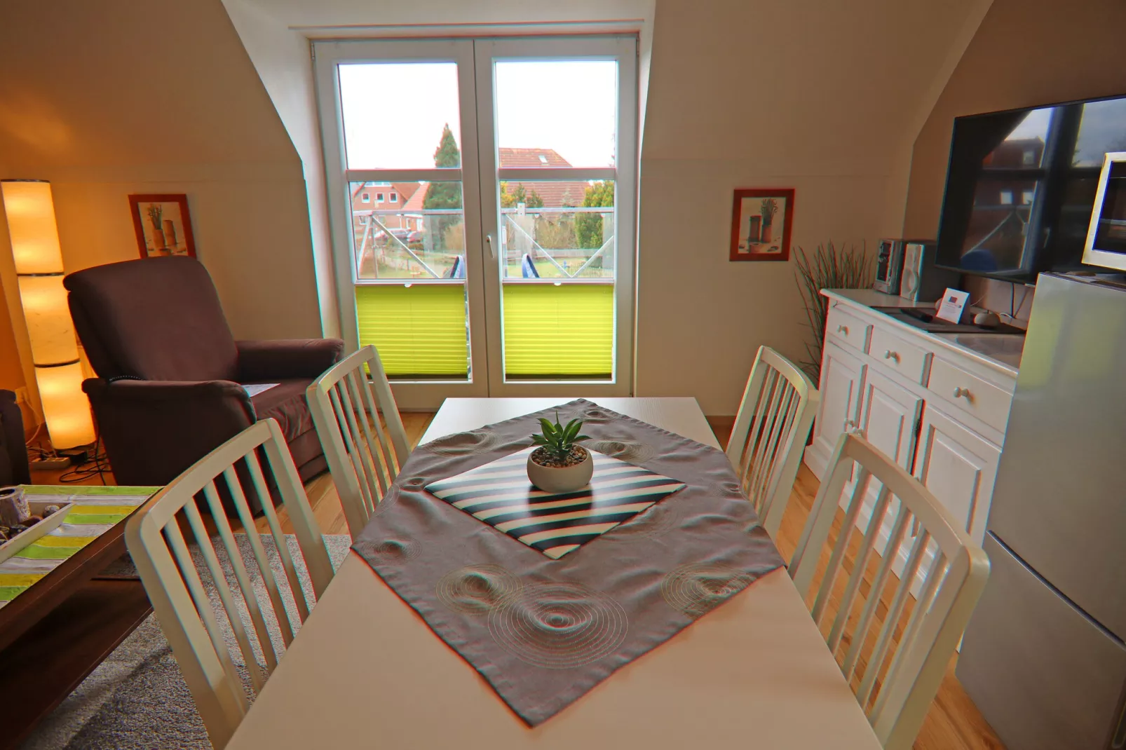 Ferienwohnung Insel Poel 22-Eetkamer