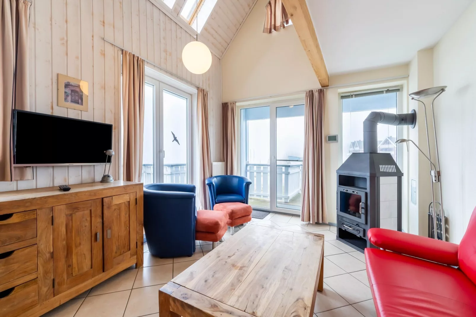 Kapitänsdeck 4 Pers 453-Woonkamer