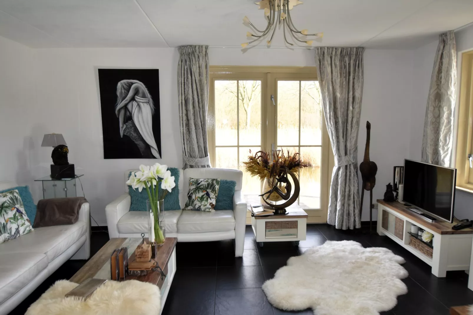 Watervilla 51-Woonkamer
