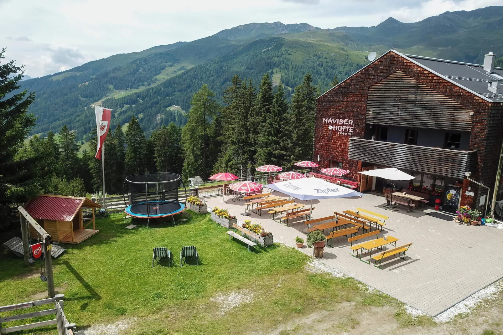 Naviser Hütte Wohnung Grünberg 144-Buitenkant zomer