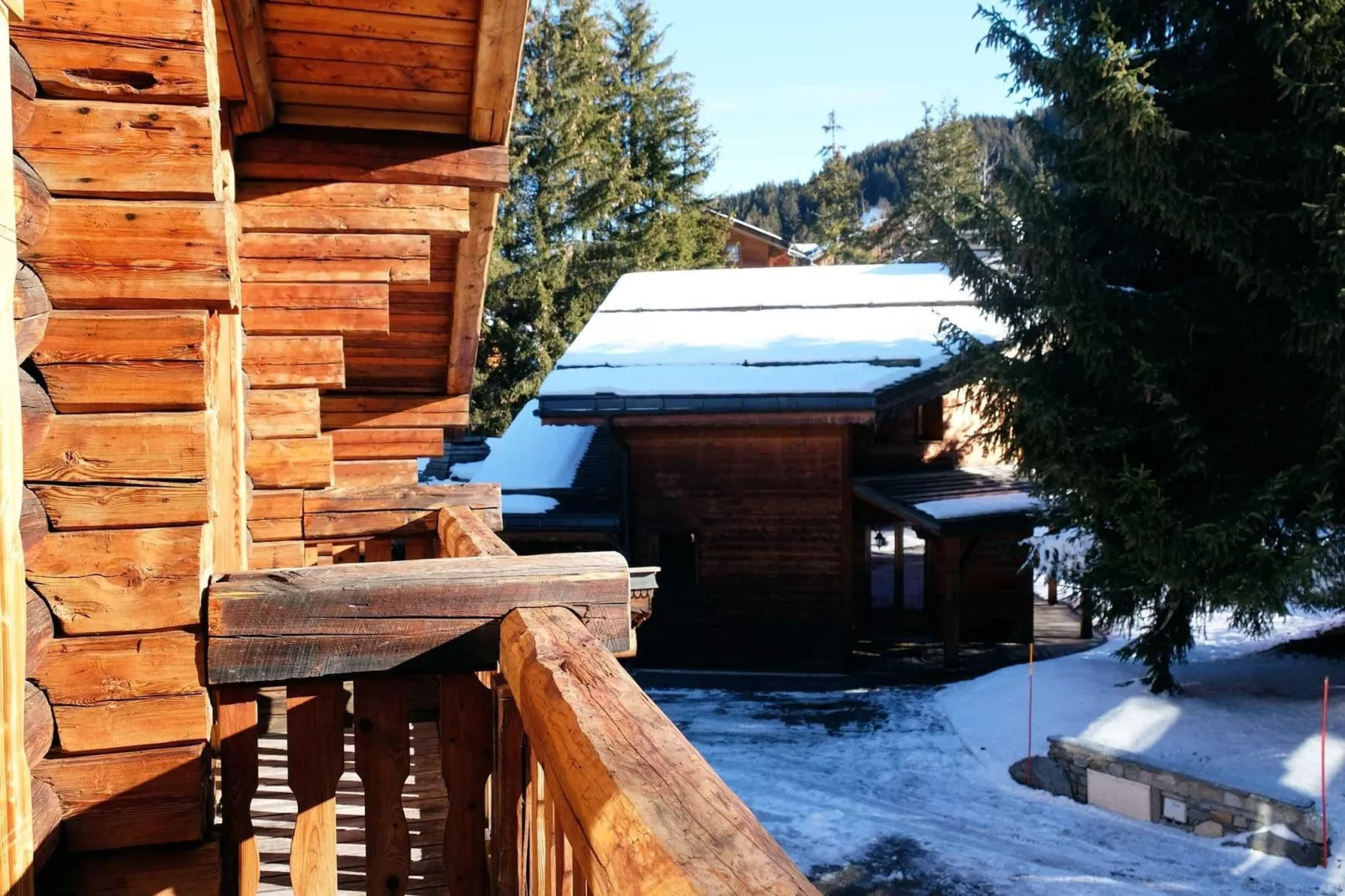 Chalet Elliot Est-Uitzicht winter