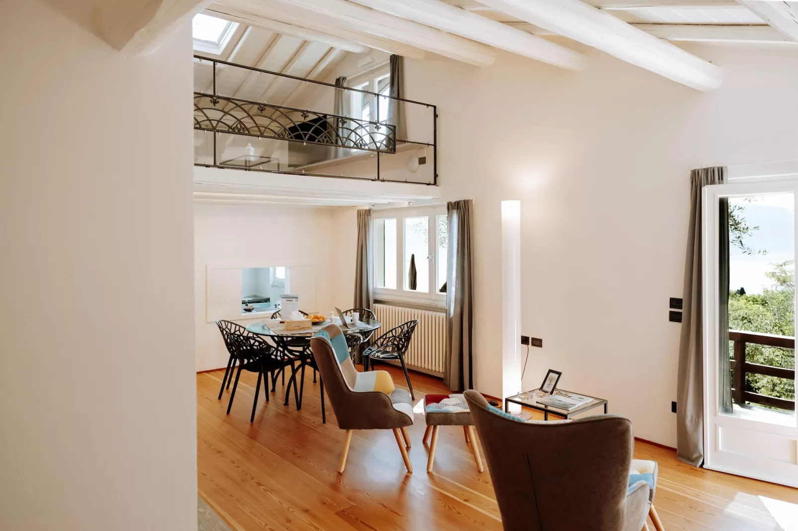 Ferienhaus Casa del Capitano in Gargnano-Woonkamer