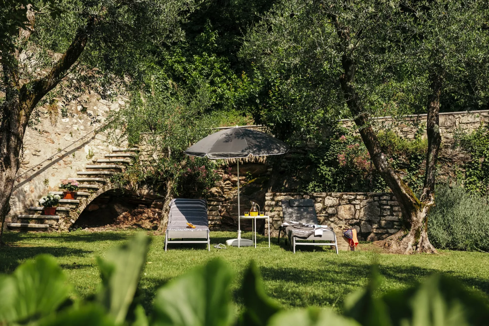 Ferienhaus Casa del Capitano in Gargnano-Tuinen zomer