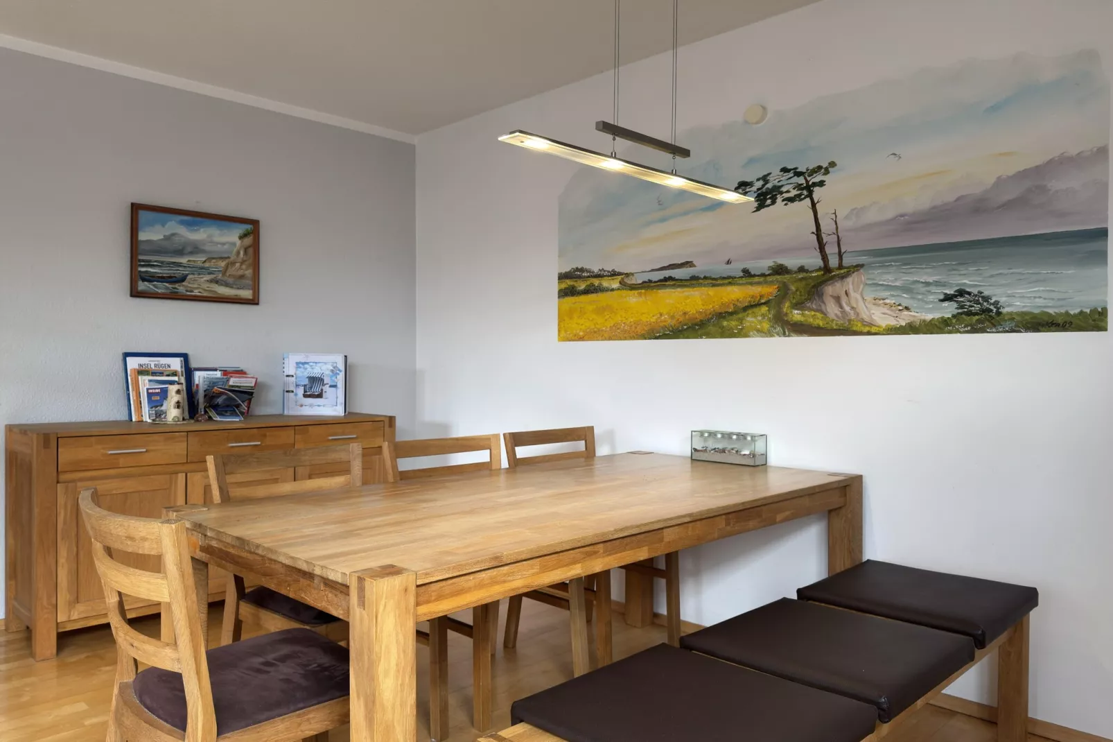 Ostsee-Haus Windland auf der Insel-Woonkamer