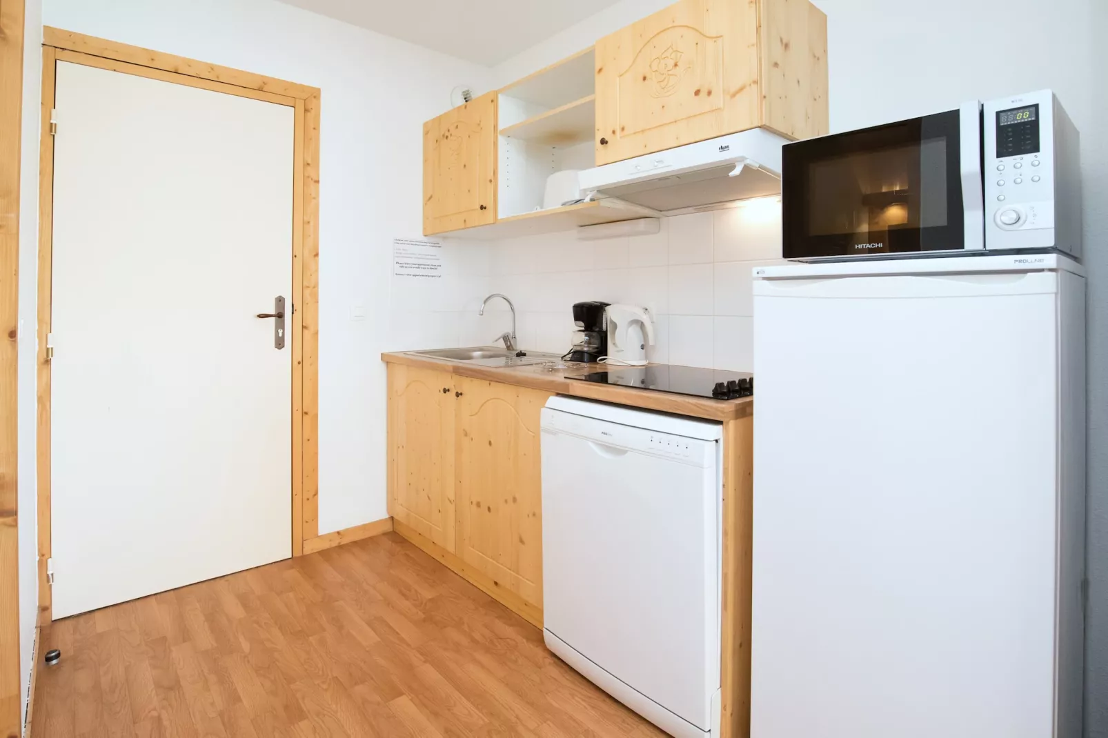 Hameau 8 301 - SPA & PISCINE studio 2 pers.-Keuken