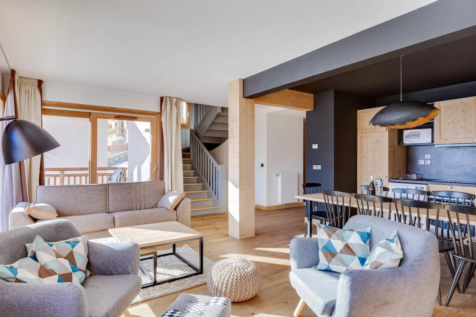 COMBLOUX Les Fermes du Mont Blanc - A24S-Woonkamer