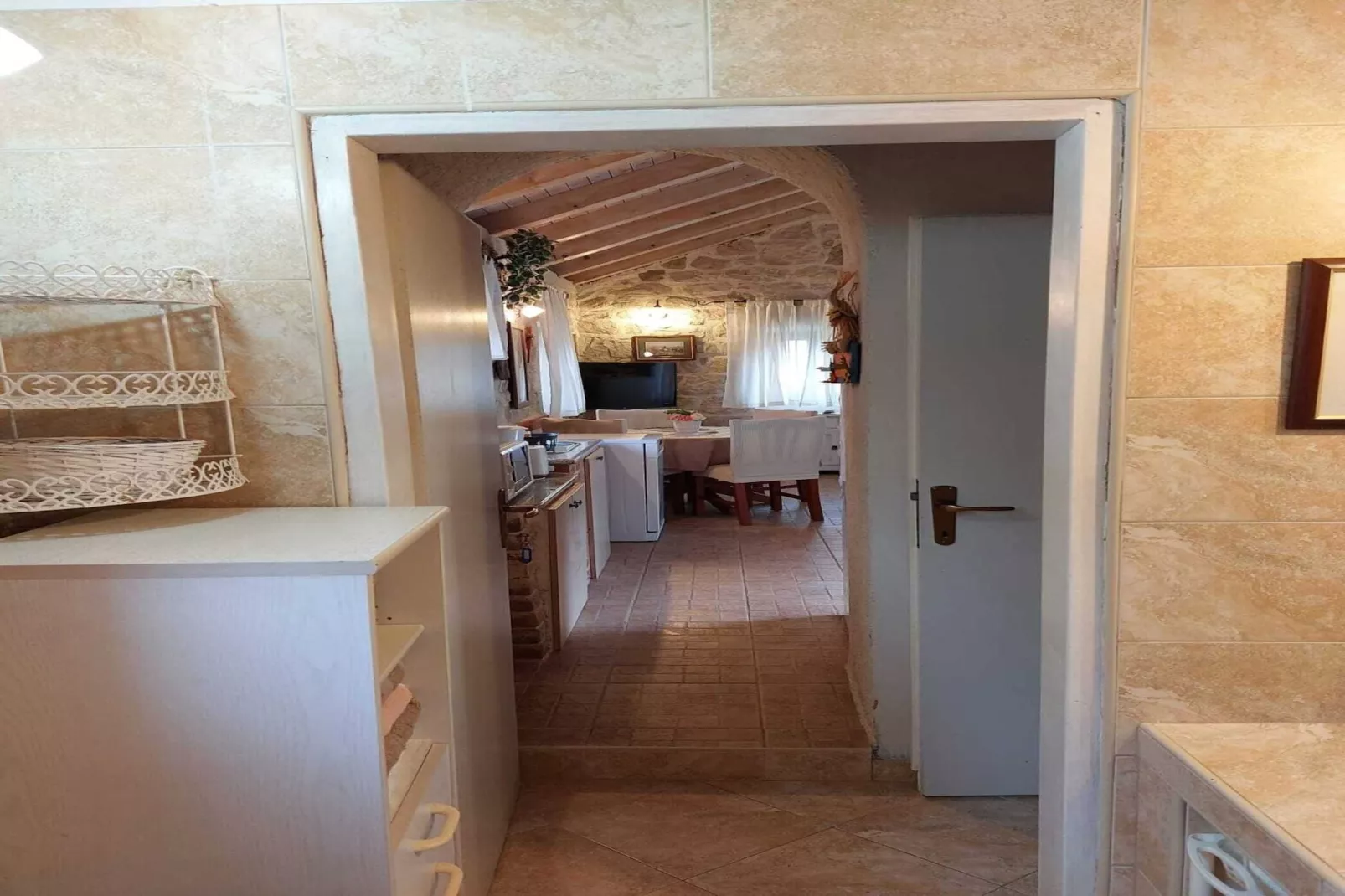 Holiday Home Kamenice - One Bedroom Holiday Home with Terrace-Badkamer