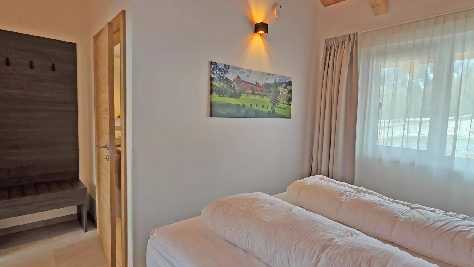 Almchalet Alpenglück-Slaapkamer