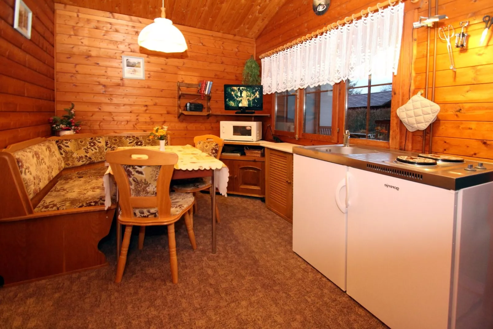 Blockhaus 30 qm-Keuken
