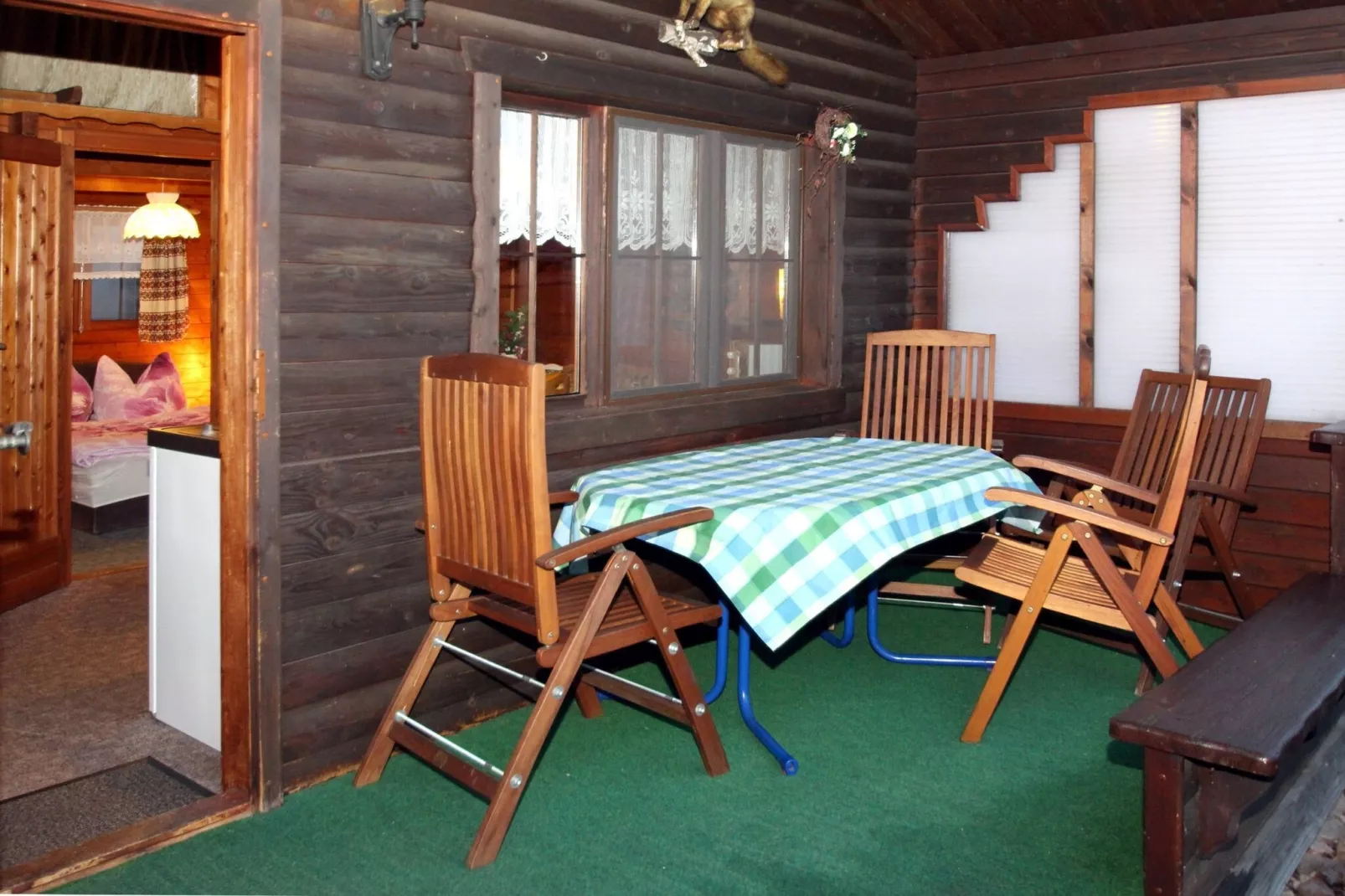 Blockhaus 30 qm-Terrasbalkon
