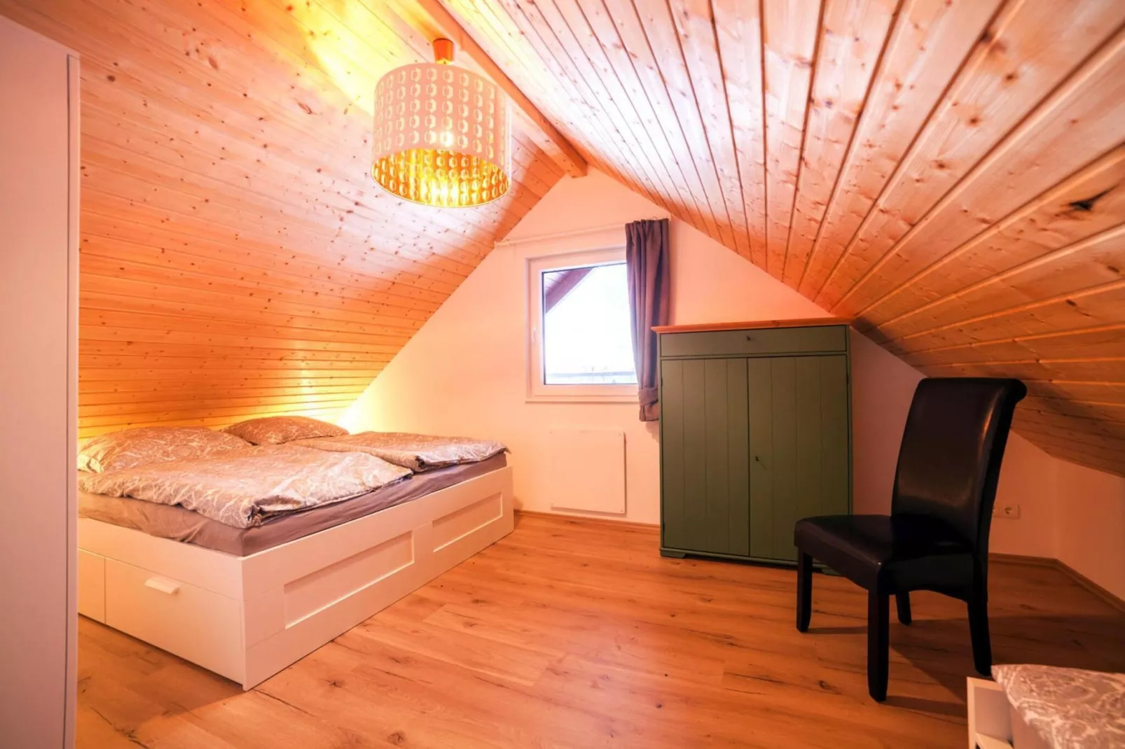 Bungalow am Partwitzer See-Slaapkamer