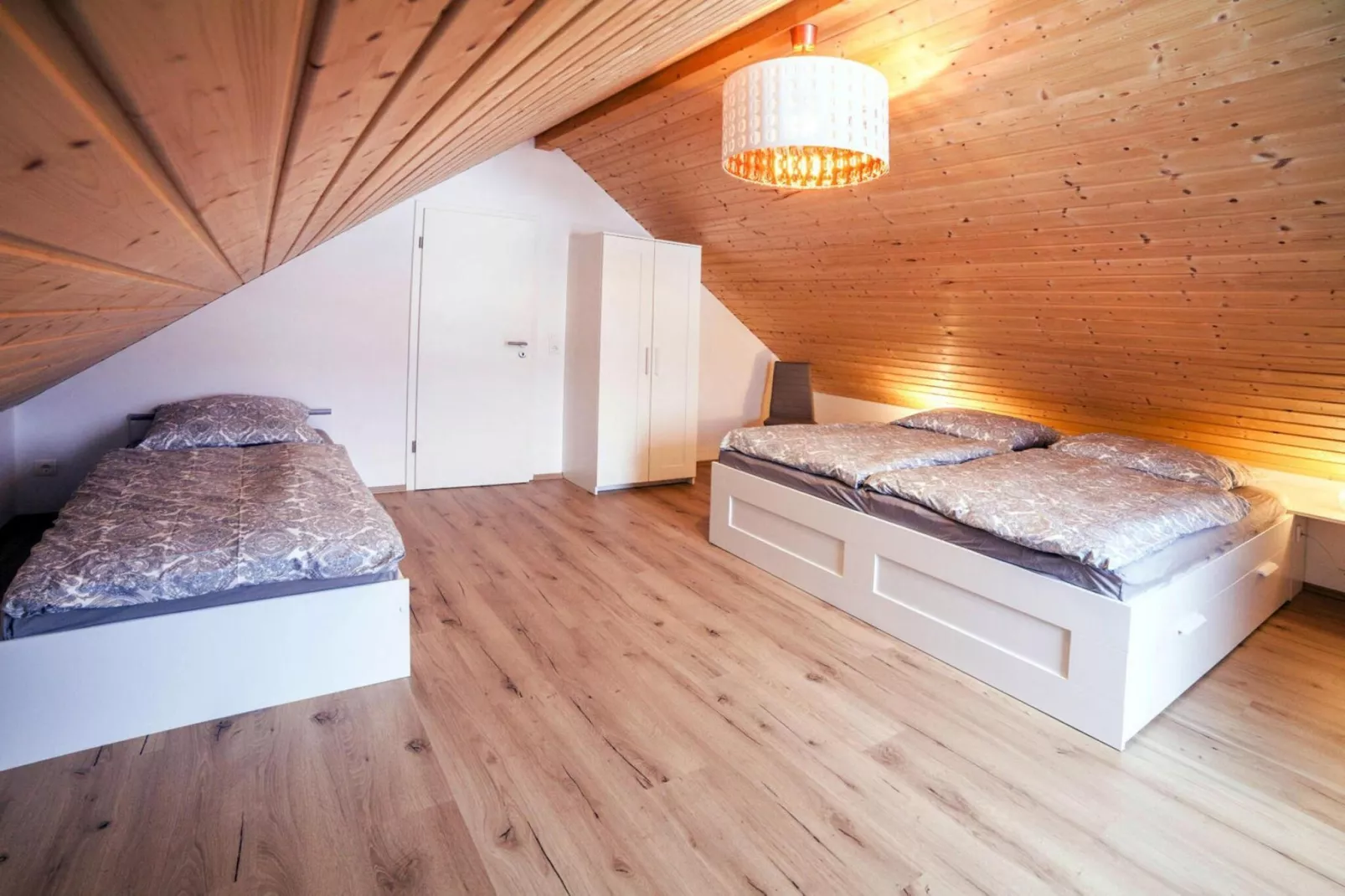 Bungalow am Partwitzer See-Slaapkamer