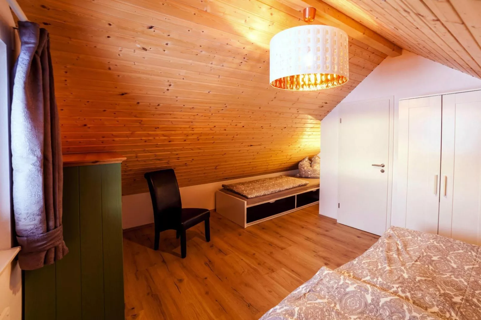 Bungalow am Partwitzer See-Slaapkamer