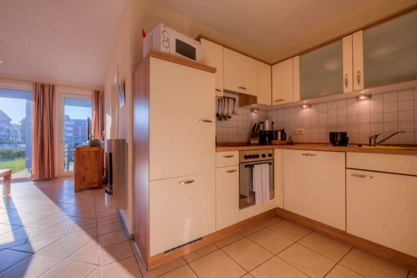 Kapitänshaus Gartendeck 64 qm Nr 402-Keuken