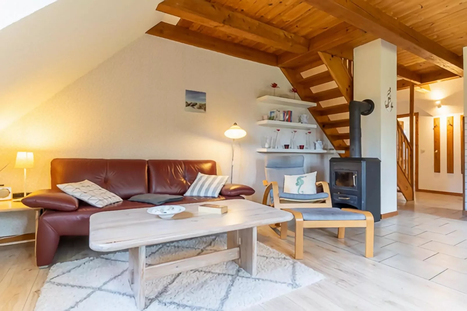 Ferienwohnung Friesennest Vollerwiek-Woonkamer