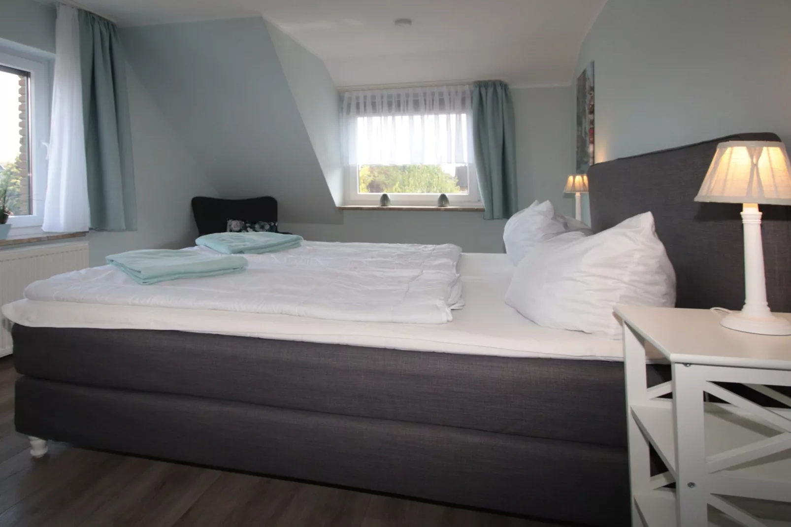 Ferienwohnung in Berumbur-Slaapkamer