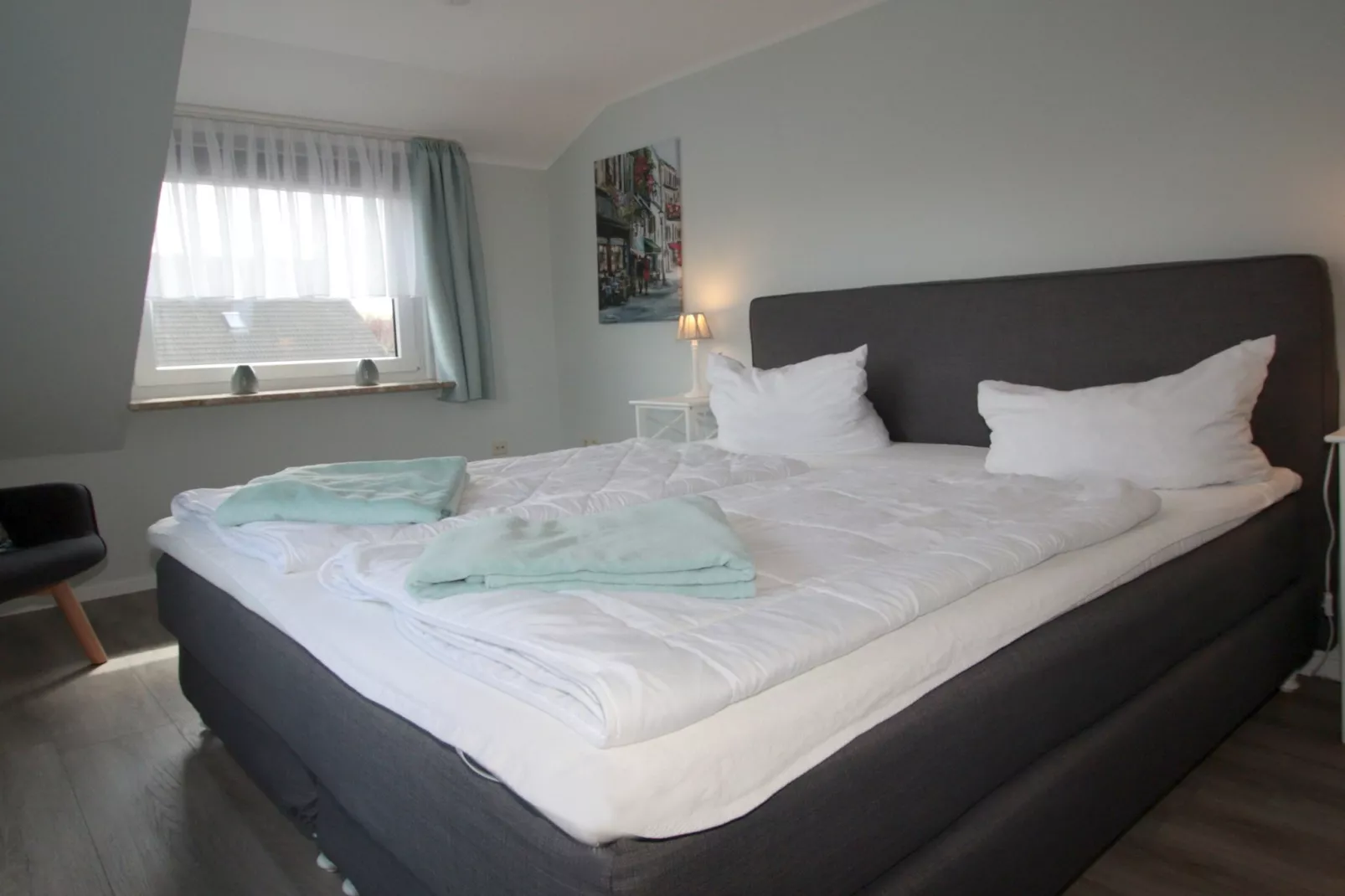 Ferienwohnung in Berumbur-Slaapkamer