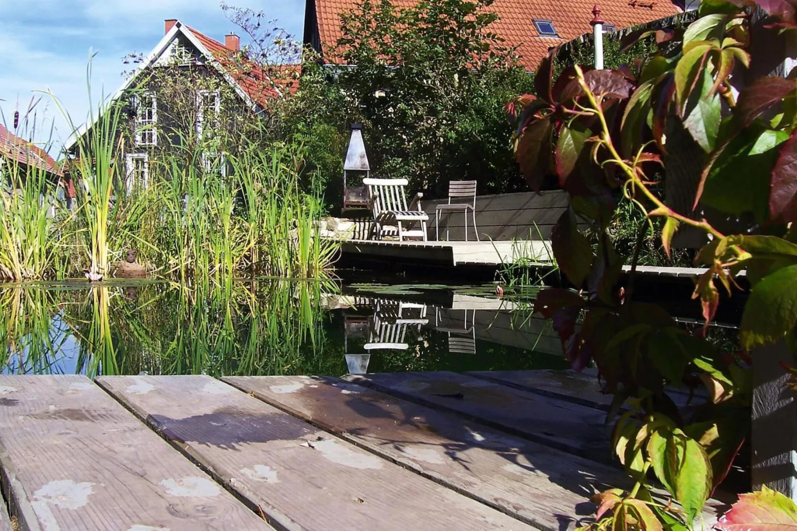 Hessenmühle Friedrichroda-Buitenkant zomer