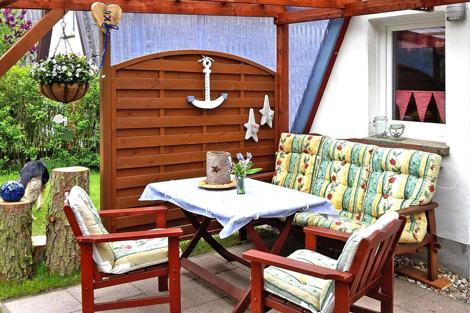 Ferienhaus 55 qm-Terrasbalkon