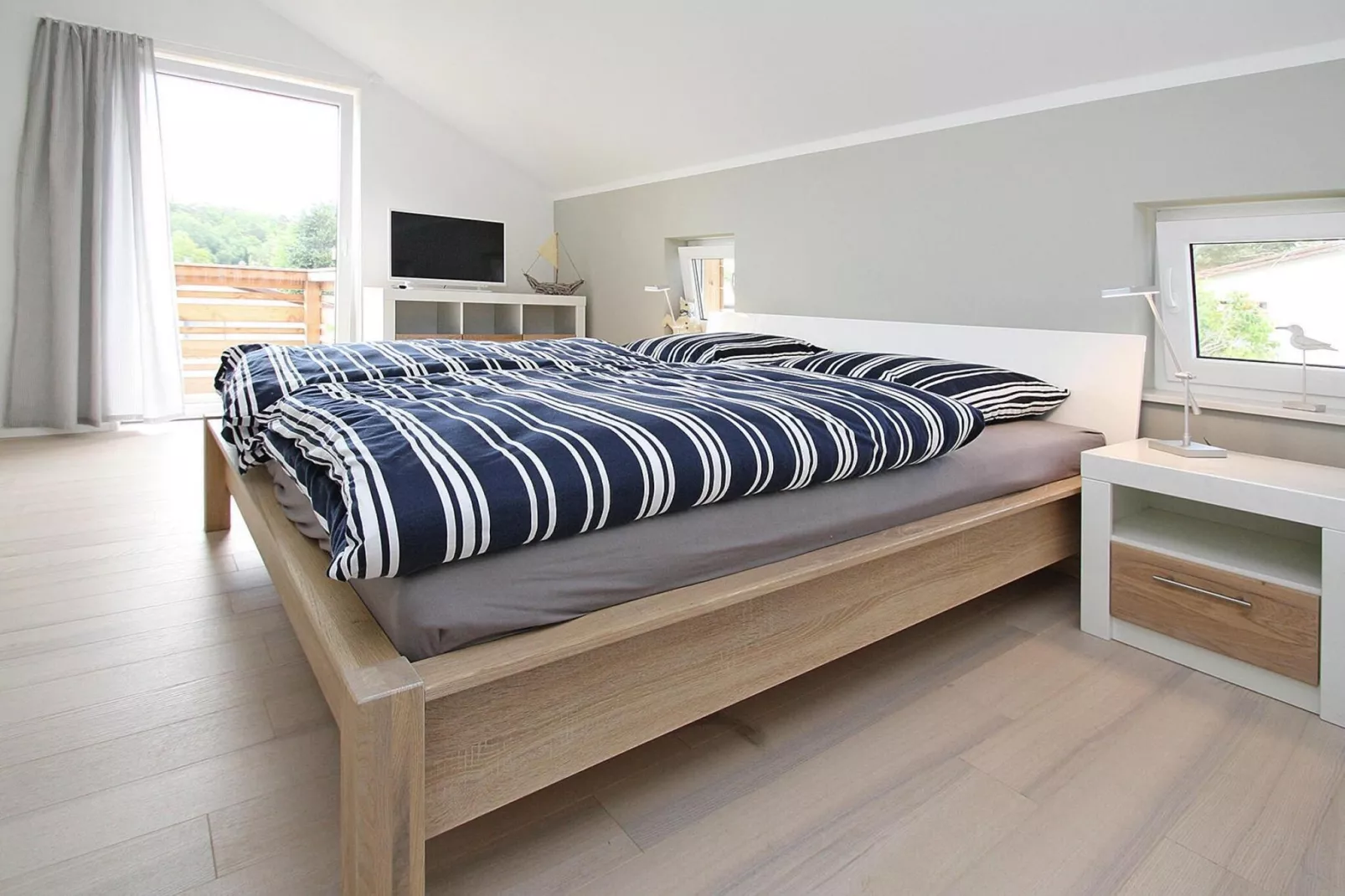 Ferienhaus Min Kaat-Slaapkamer