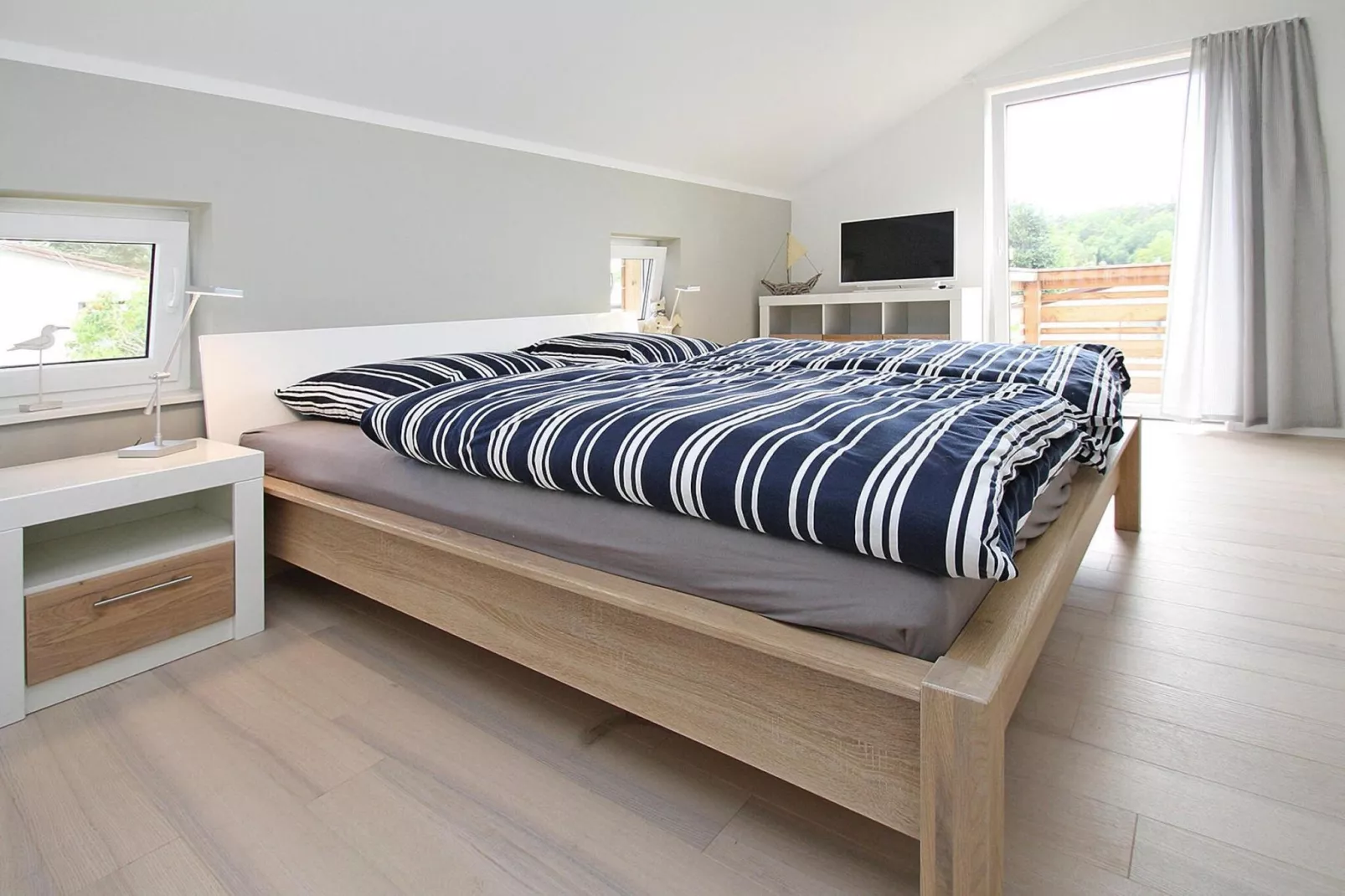 Ferienhaus Min Kaat-Slaapkamer