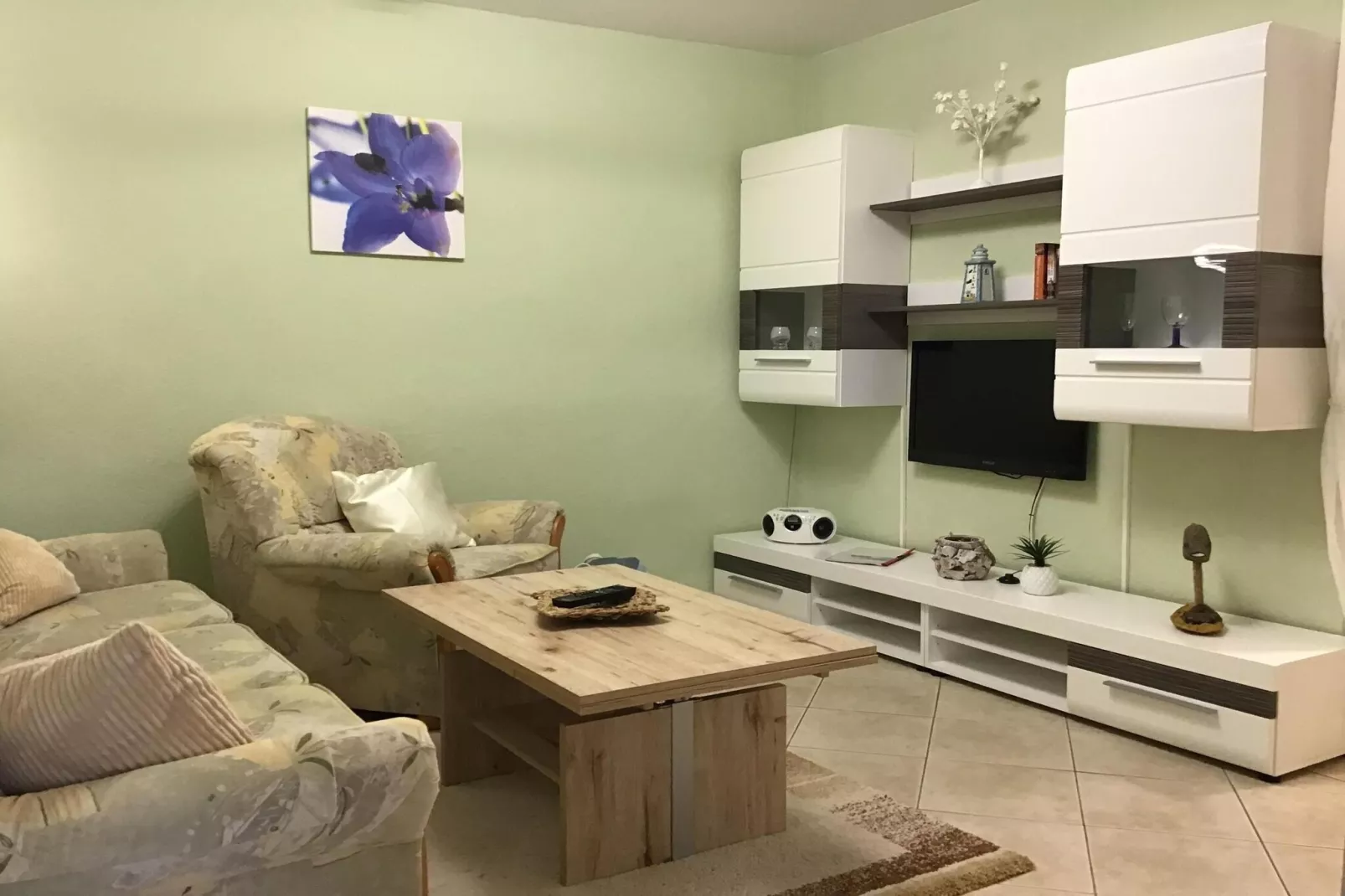 DHH 40 qm-Woonkamer