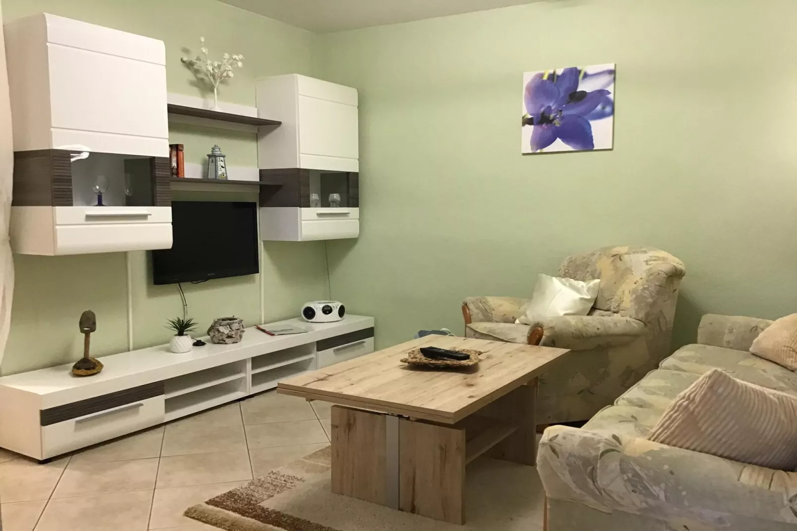 DHH 40 qm-Woonkamer