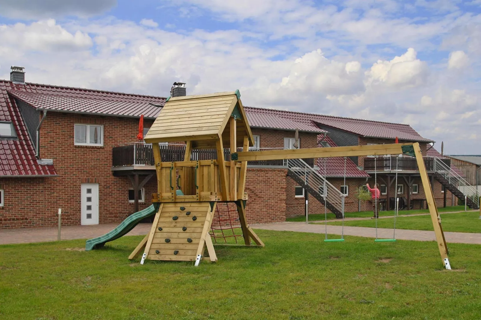 3-Raum-App 65 qm-Uitzicht zomer