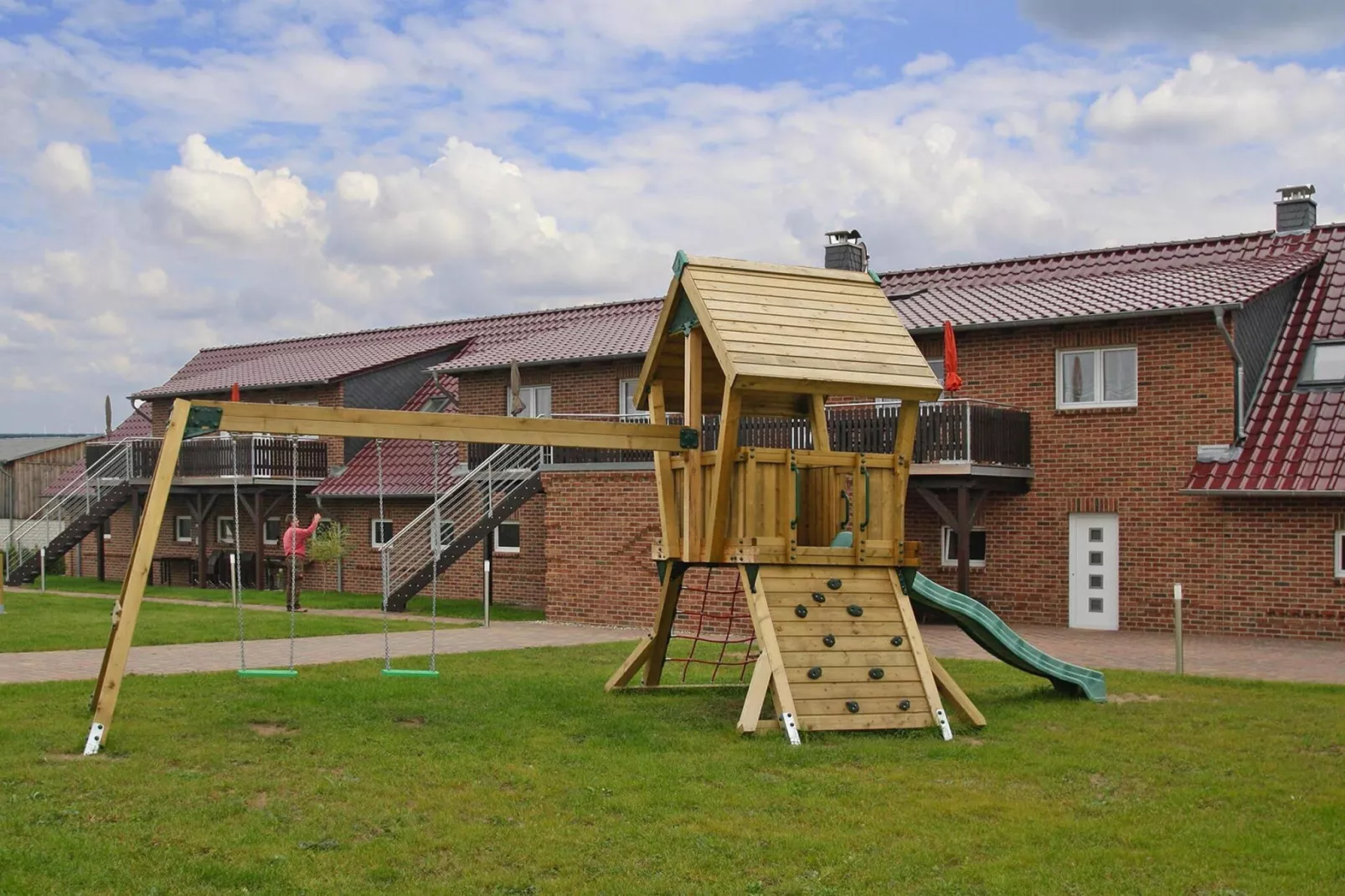 3-Raum-App 65 qm-Uitzicht zomer