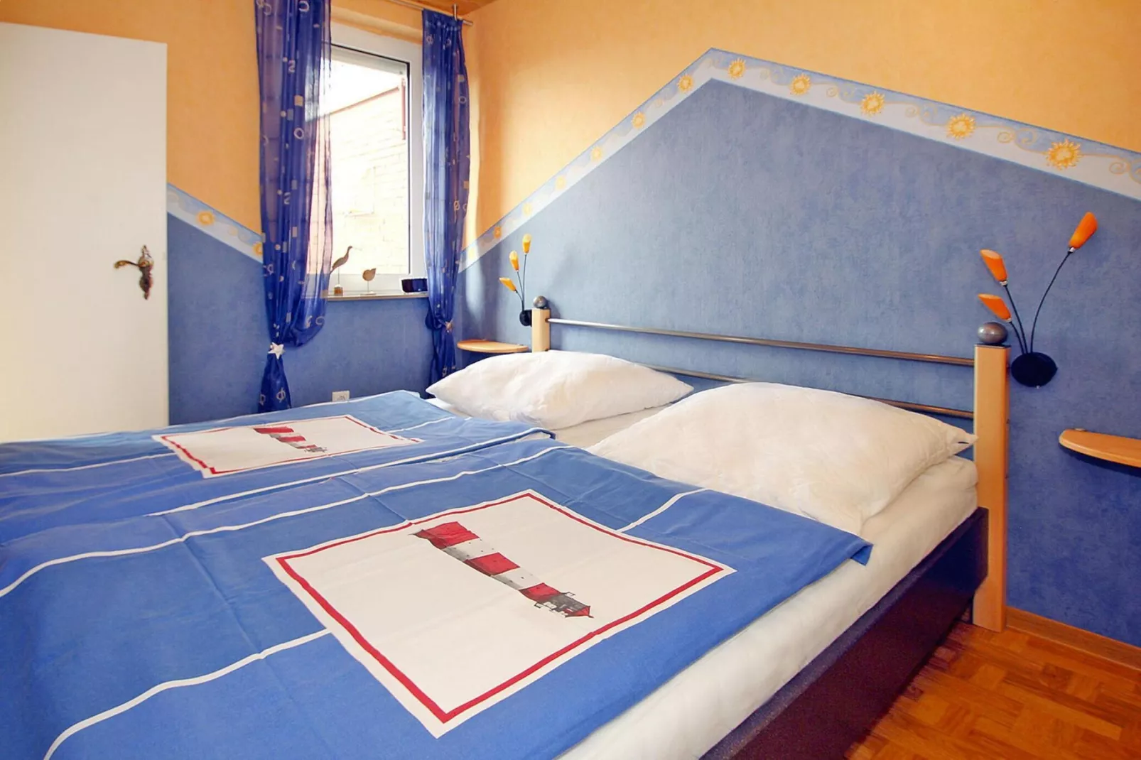 Ferienbungalow Klönsnack in Dornumersiel-Slaapkamer