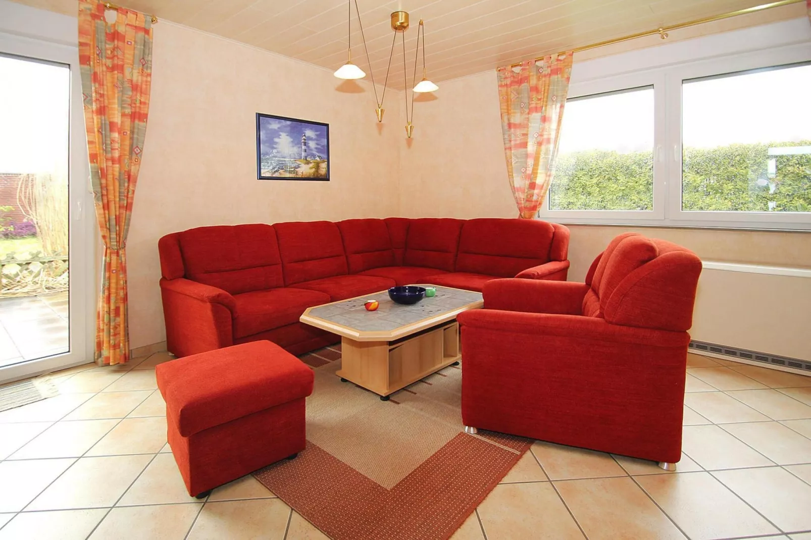 Ferienbungalow Arielle in Dornumersiel-Woonkamer