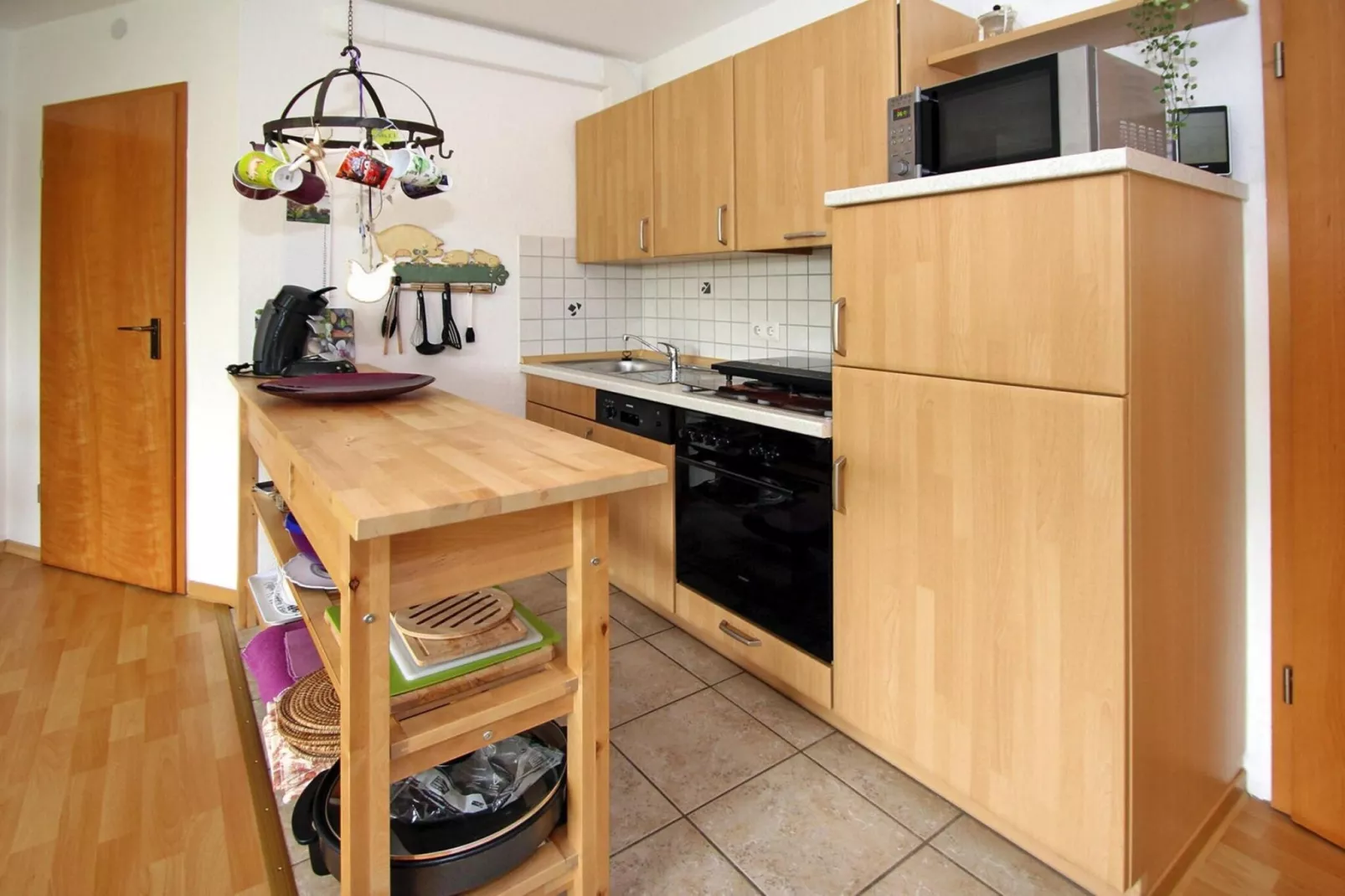 Ferienwohnung Kapitänskajüte-Keuken