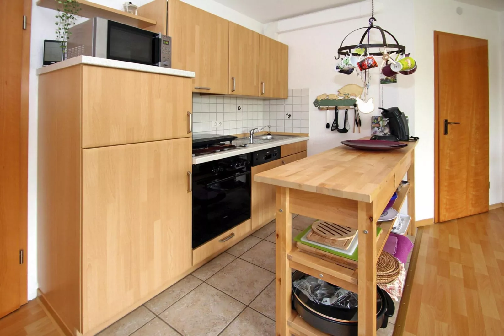 Ferienwohnung Kapitänskajüte-Keuken