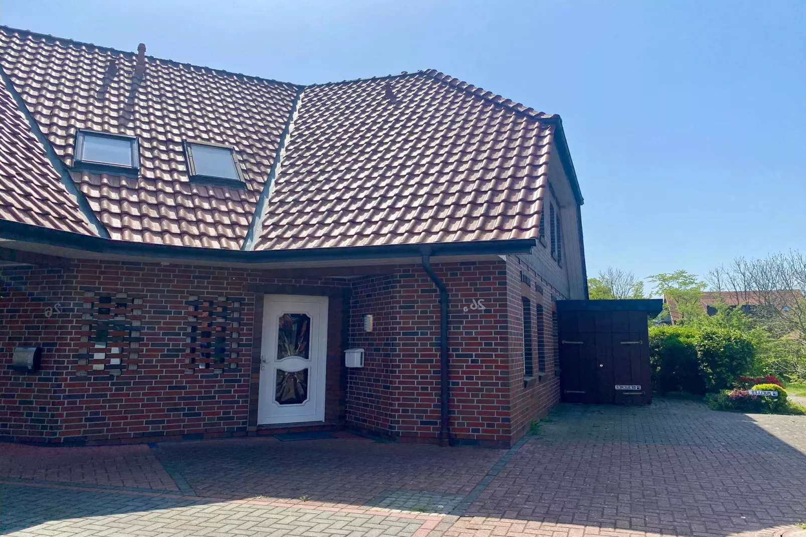 Ferienwohnung Fedderwardersiel-Buitenkant zomer