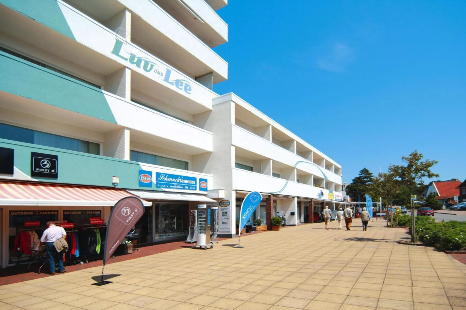 Ferienwohnung Ebbe St Peter-Ording-Buitenkant zomer