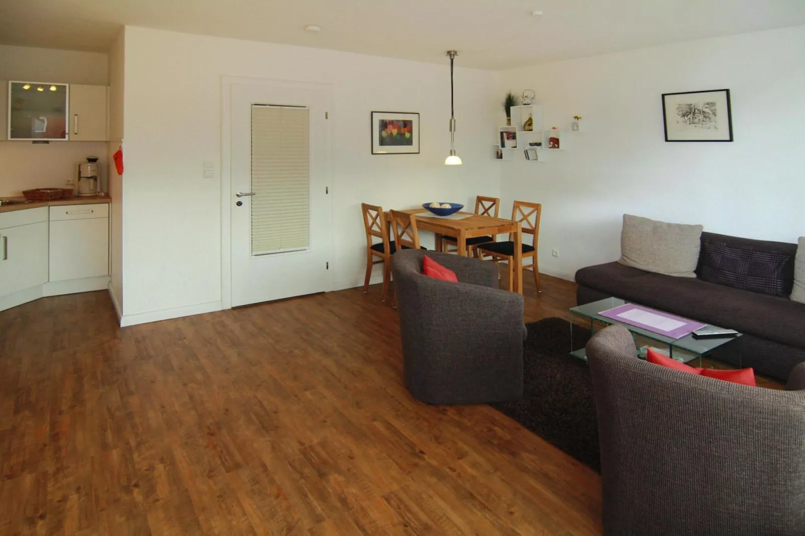 Ferienwohnung Ebbe St Peter-Ording-Woonkamer