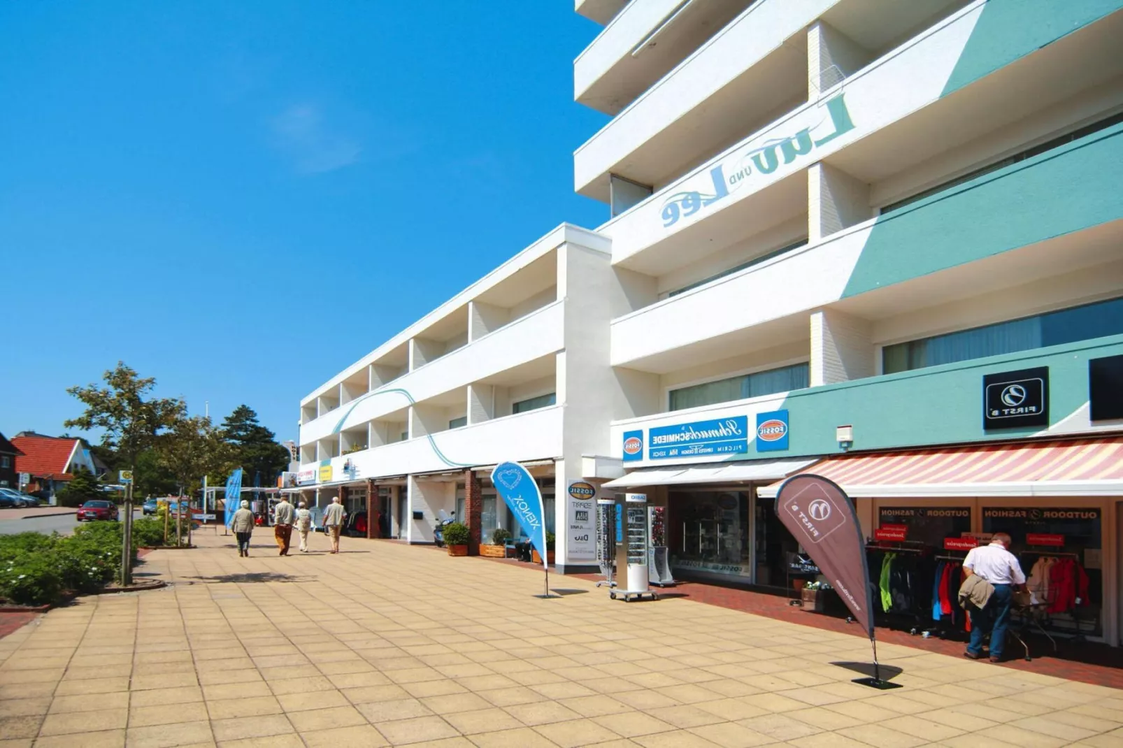 Ferienwohnung Ebbe St Peter-Ording-Buitenkant zomer