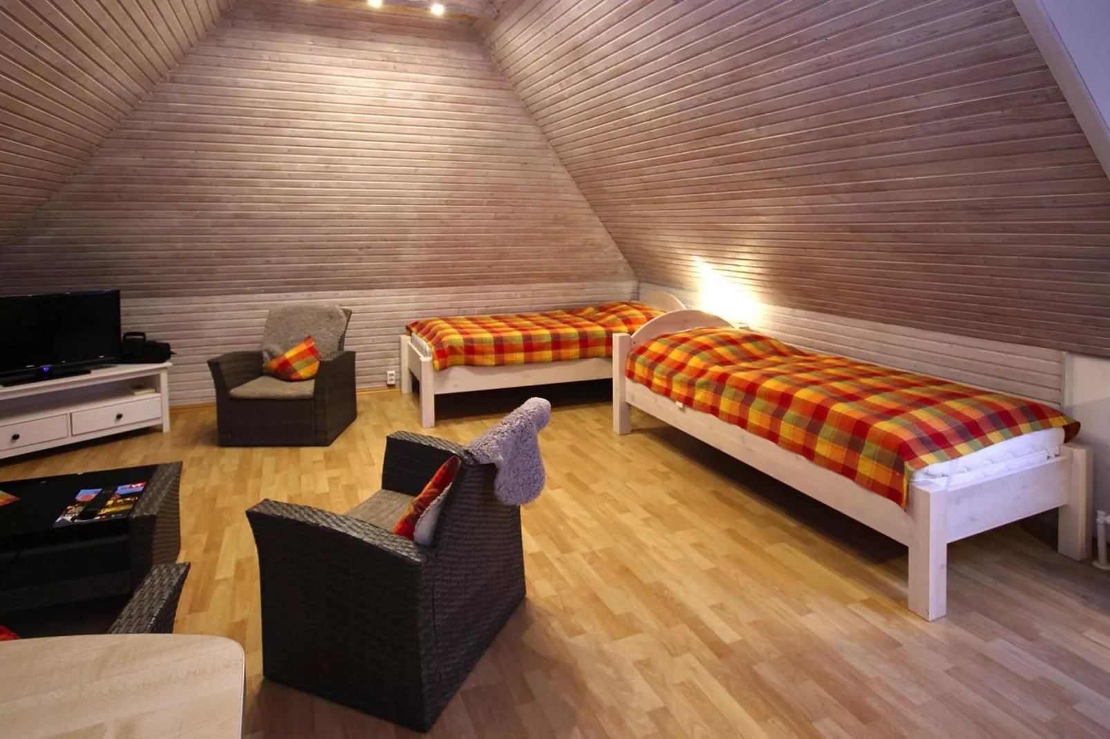 Apartementhaus Helene Wohnung 6 - Westerland-Woonkamer