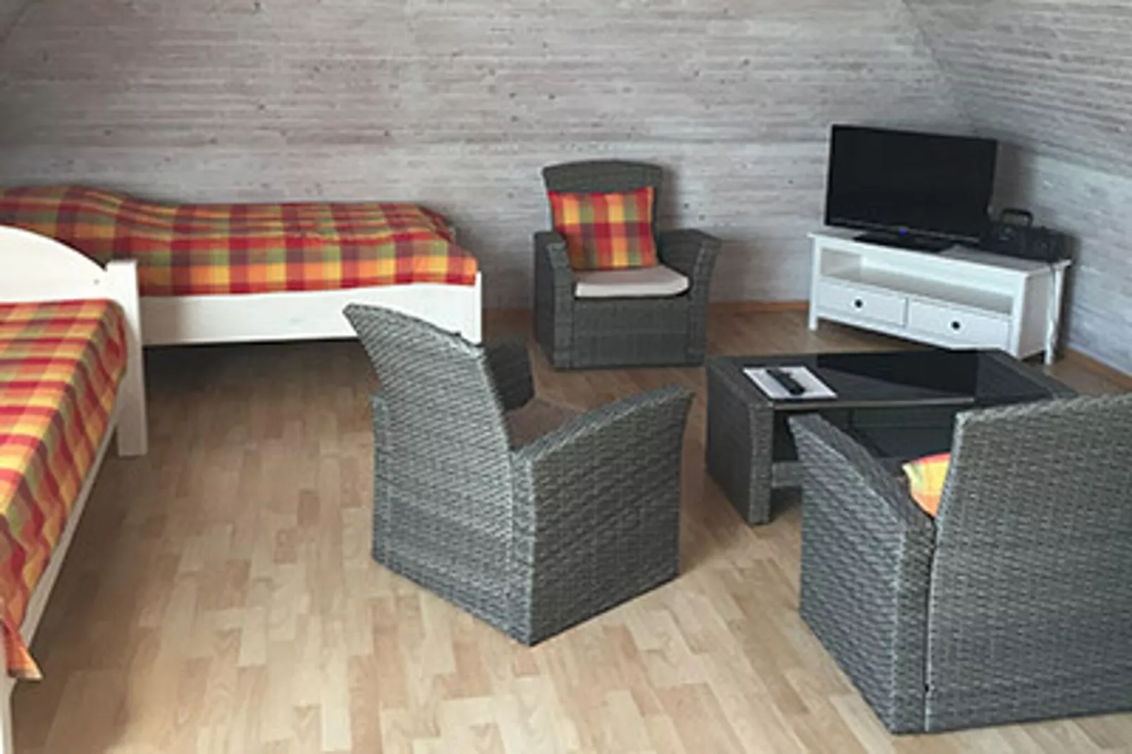 Apartementhaus Helene Wohnung 6 - Westerland-Woonkamer