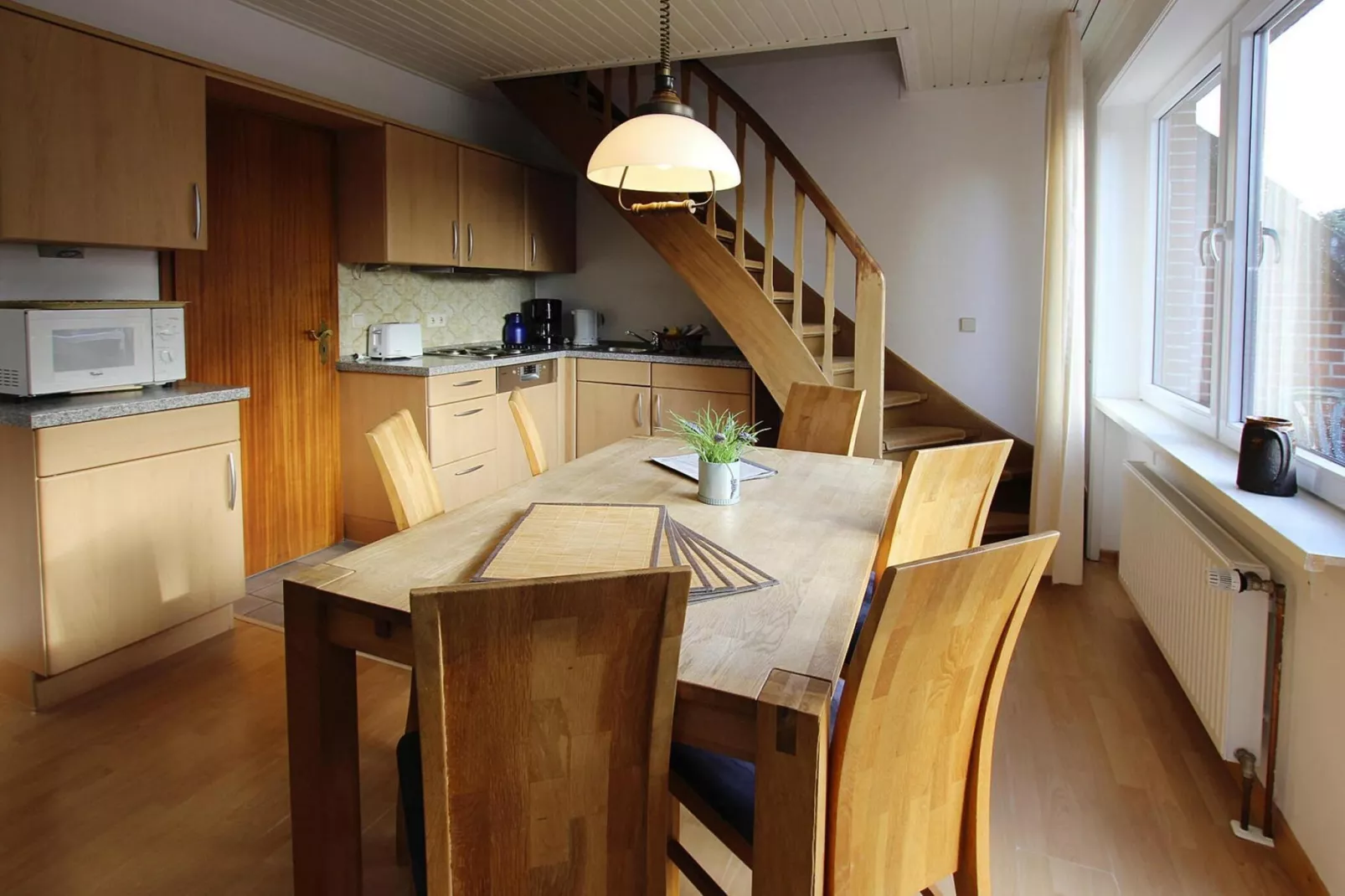 Apartementhaus Katharina Wohnung 5 - Westerland-Eetkamer