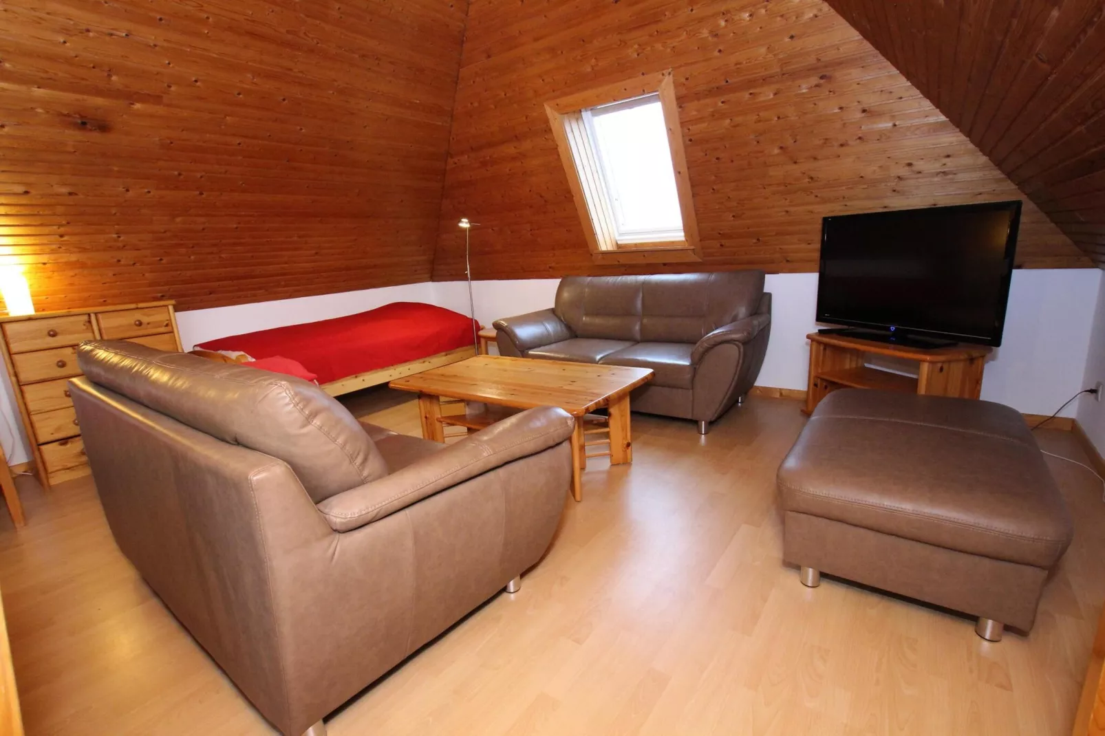 Apartementhaus Ulrike Wohnung 6 - Westerland-Woonkamer