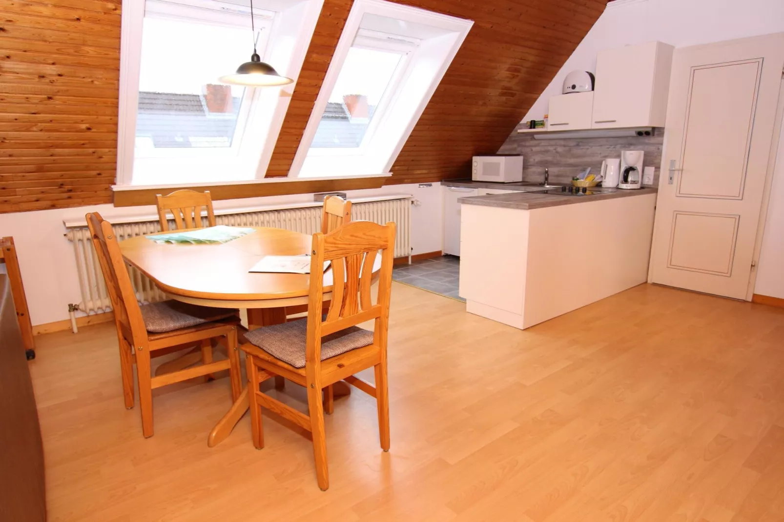 Apartementhaus Ulrike Wohnung 6 - Westerland-Eetkamer