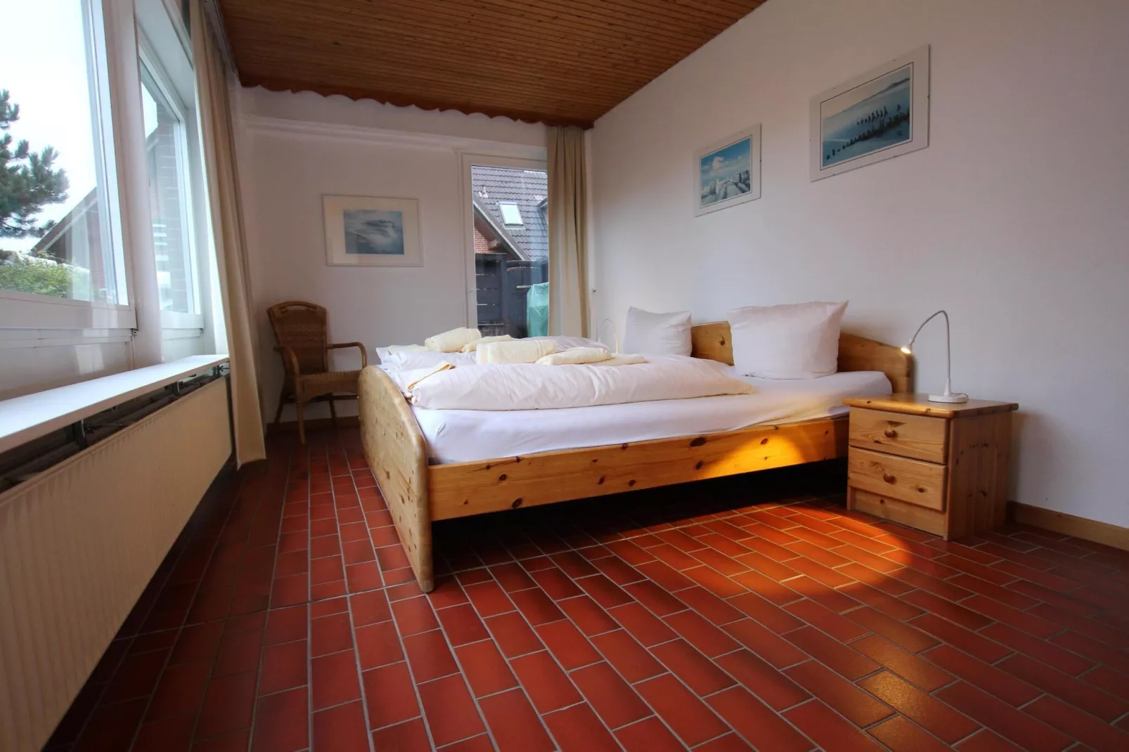 Apartementhaus Ulrike Wohnung 3 - Westerland-Slaapkamer