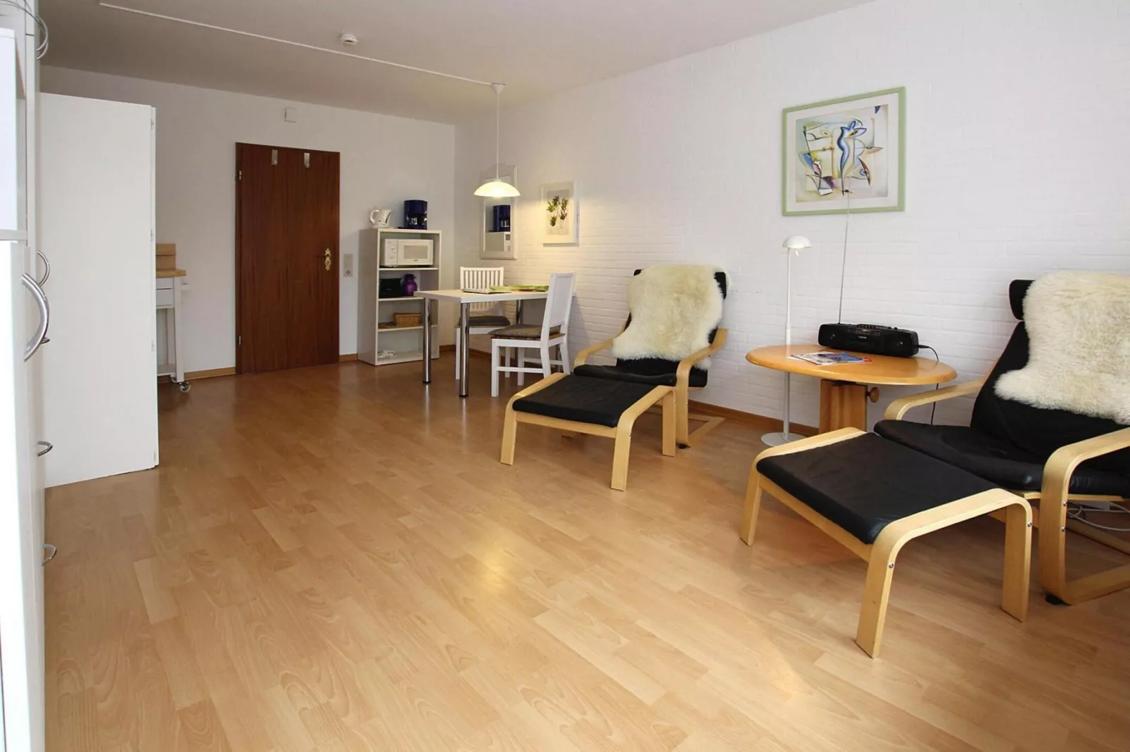 Apartementhaus Ursula Wohnung 7 - Westerland-Woonkamer