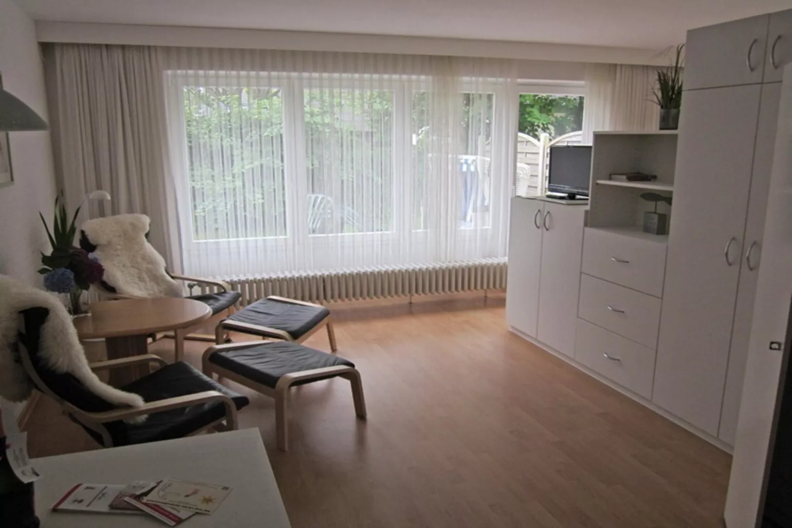 Apartementhaus Ursula Wohnung 7 - Westerland-Woonkamer