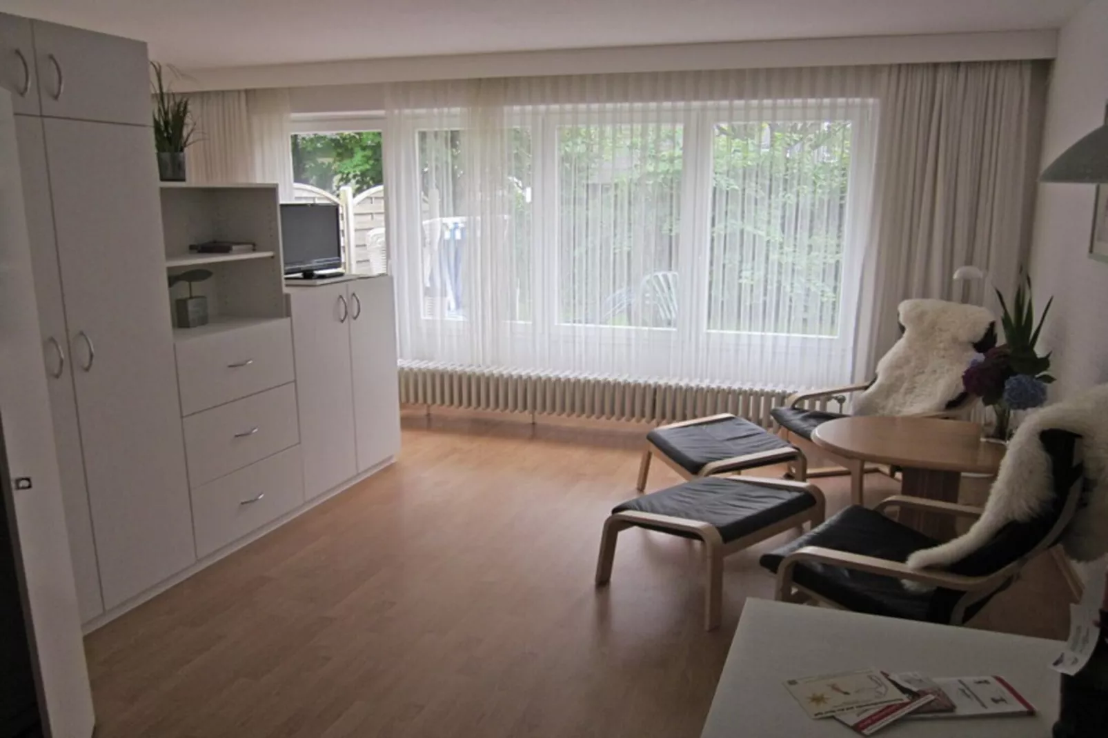Apartementhaus Ursula Wohnung 7 - Westerland-Woonkamer